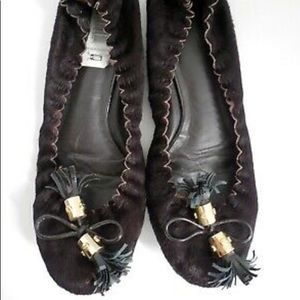 Tory Burch 8 M Reese Chocolate Brown